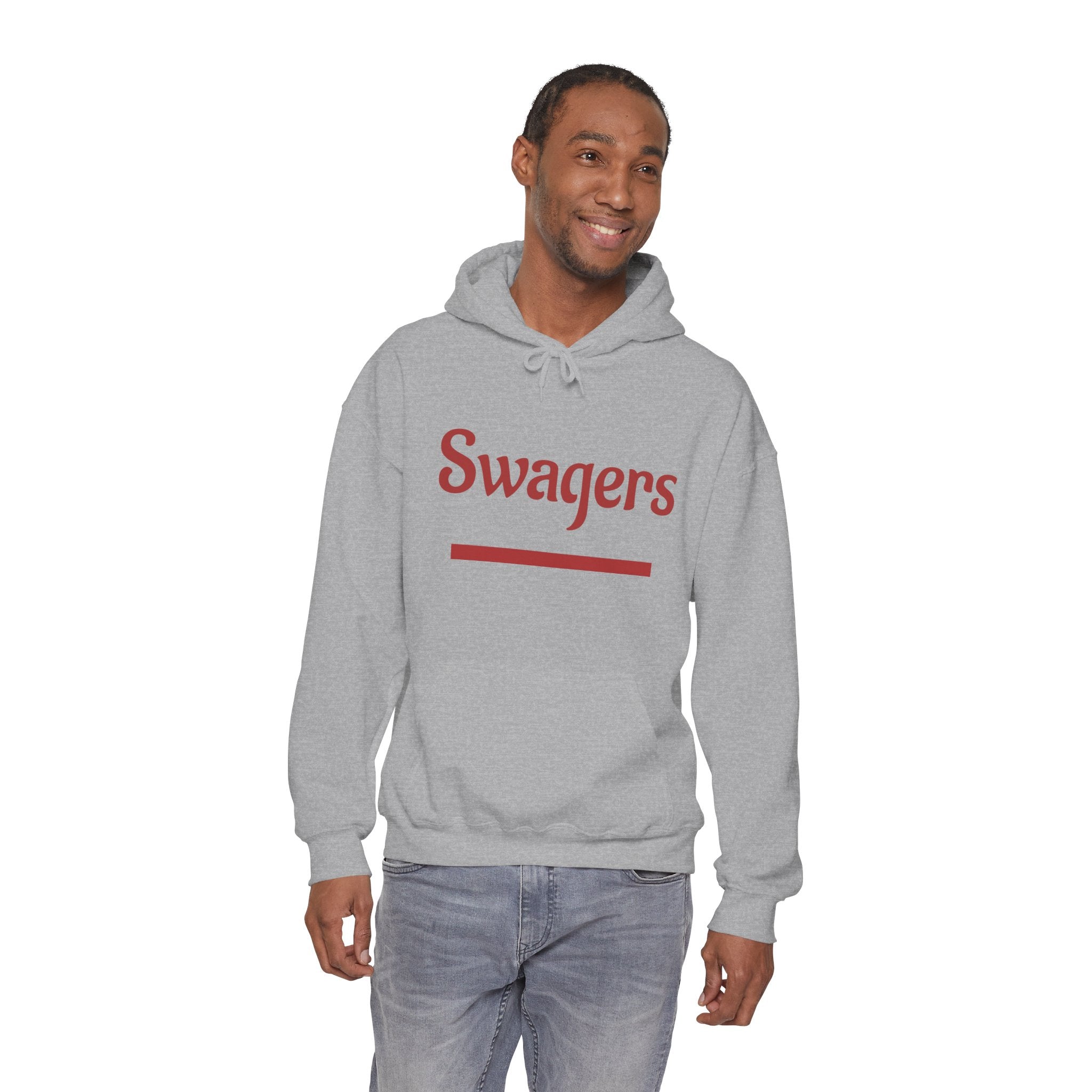 Swagers Hoodie – Minimal Vintage Script Pullover
