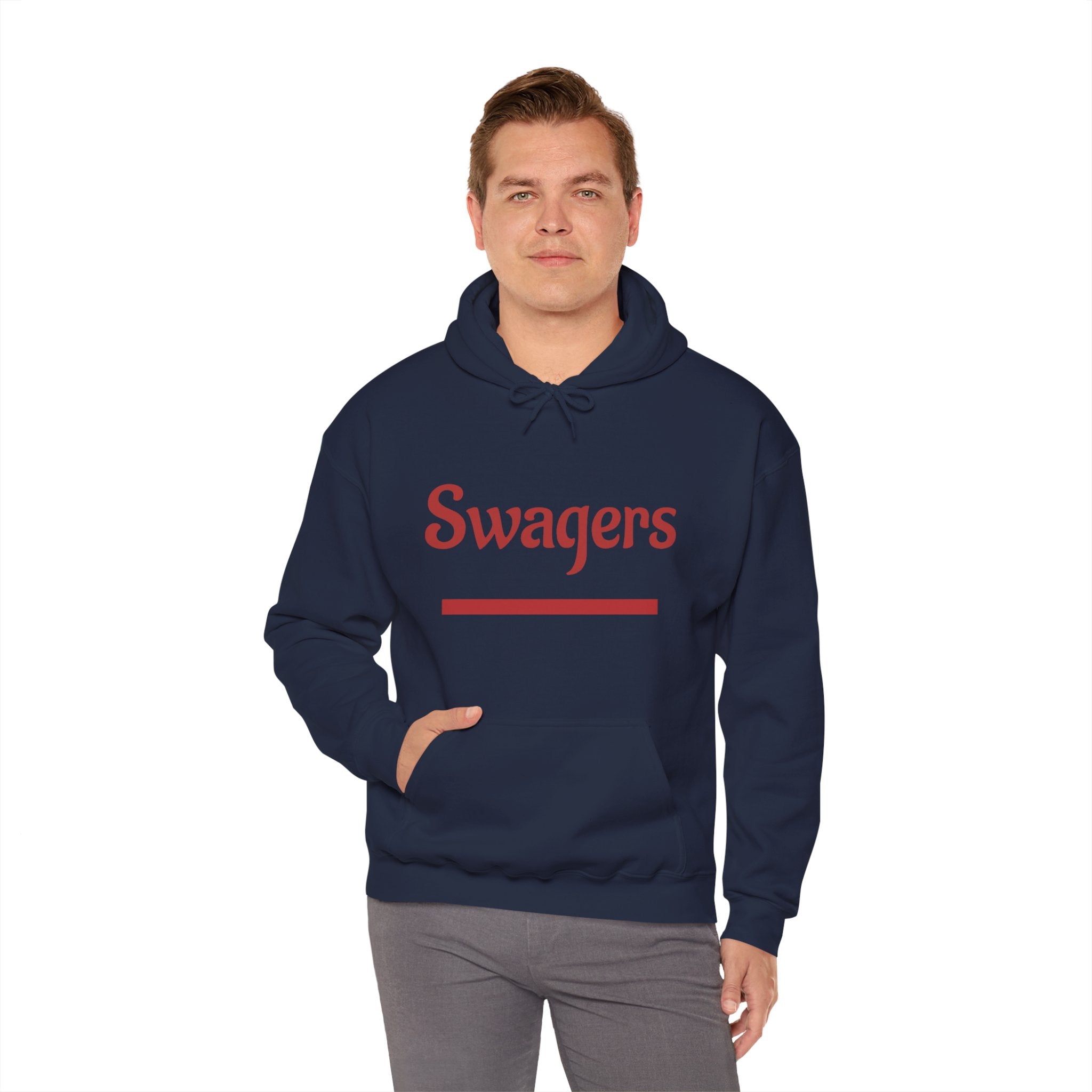 Swagers Hoodie – Minimal Vintage Script Pullover