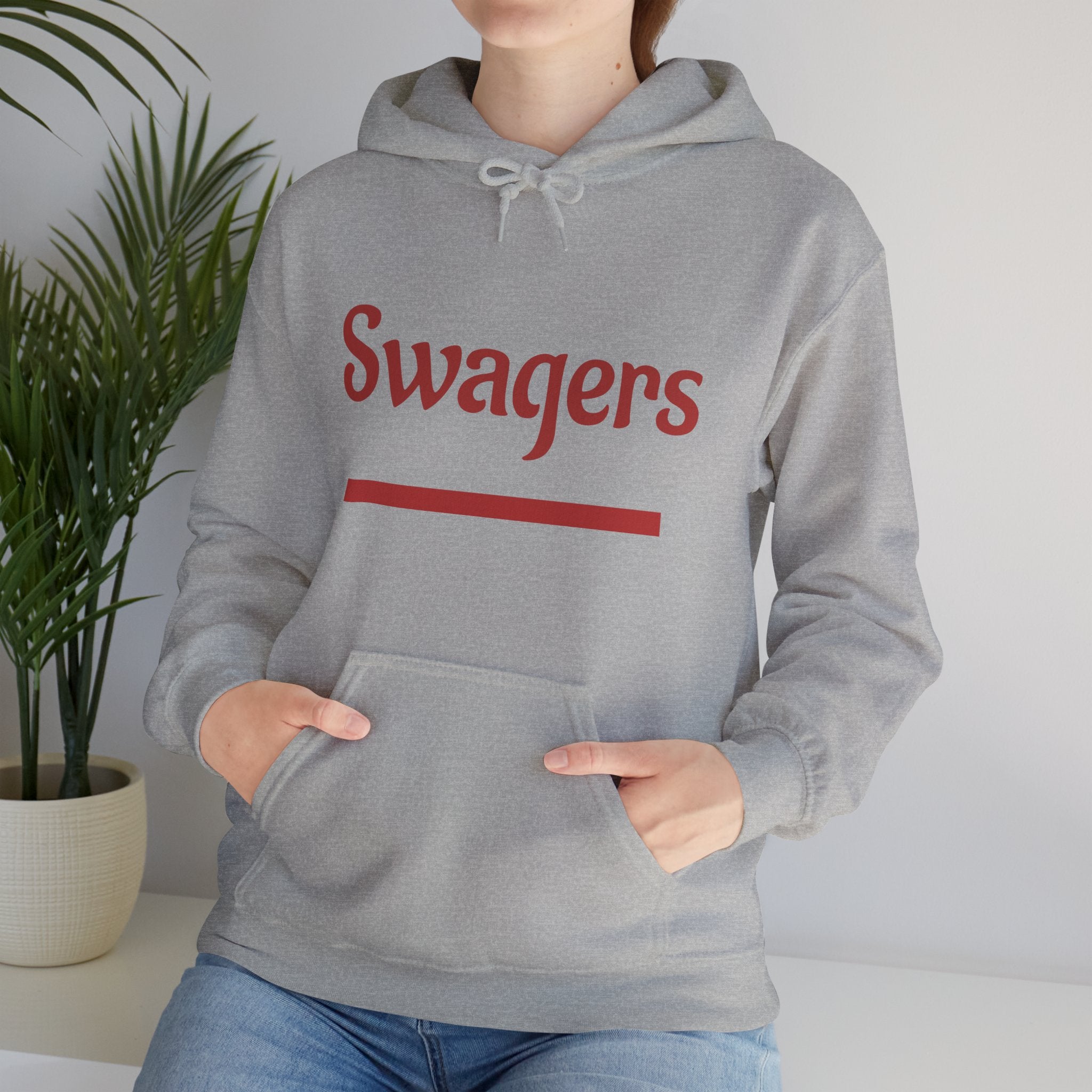 Swagers Hoodie – Minimal Vintage Script Pullover