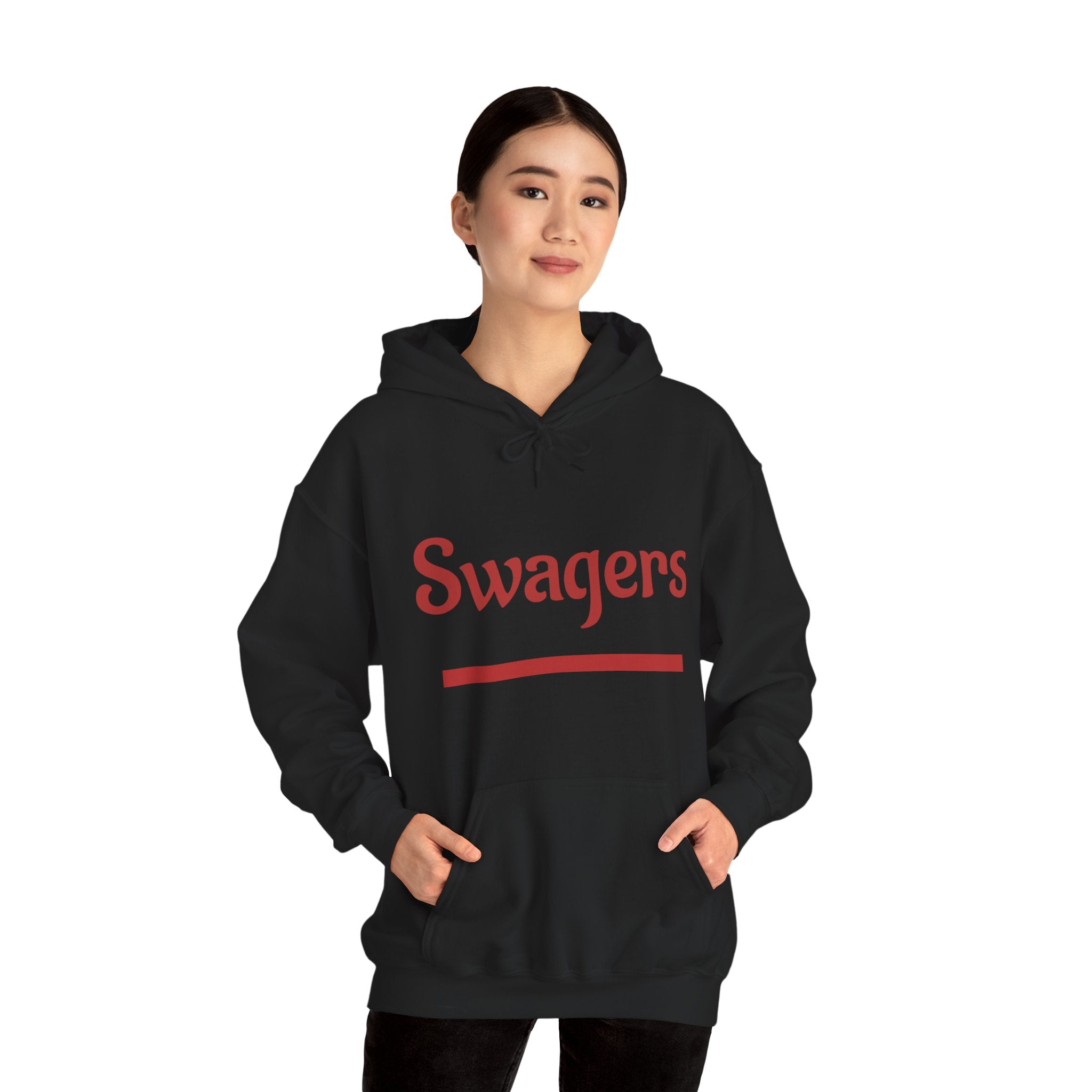 Swagers Hoodie – Minimal Vintage Script Pullover
