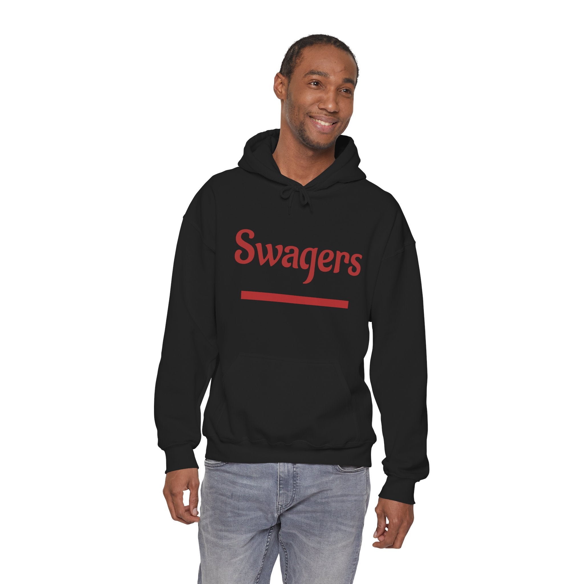 Swagers Hoodie – Minimal Vintage Script Pullover