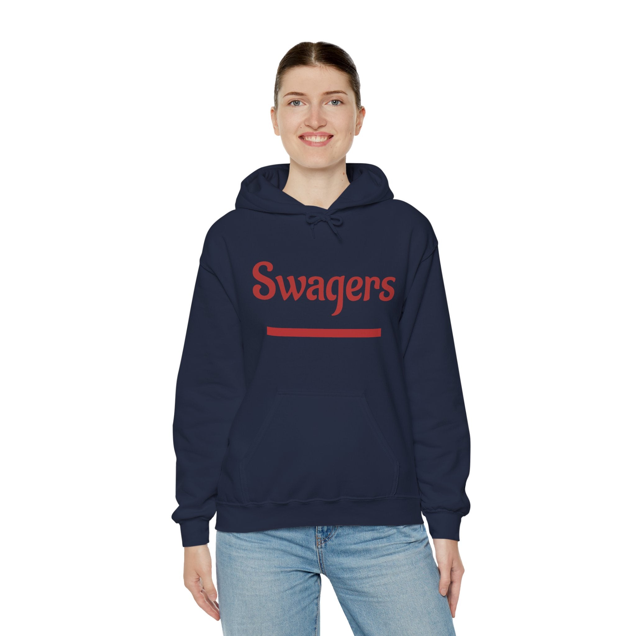 Swagers Hoodie – Minimal Vintage Script Pullover