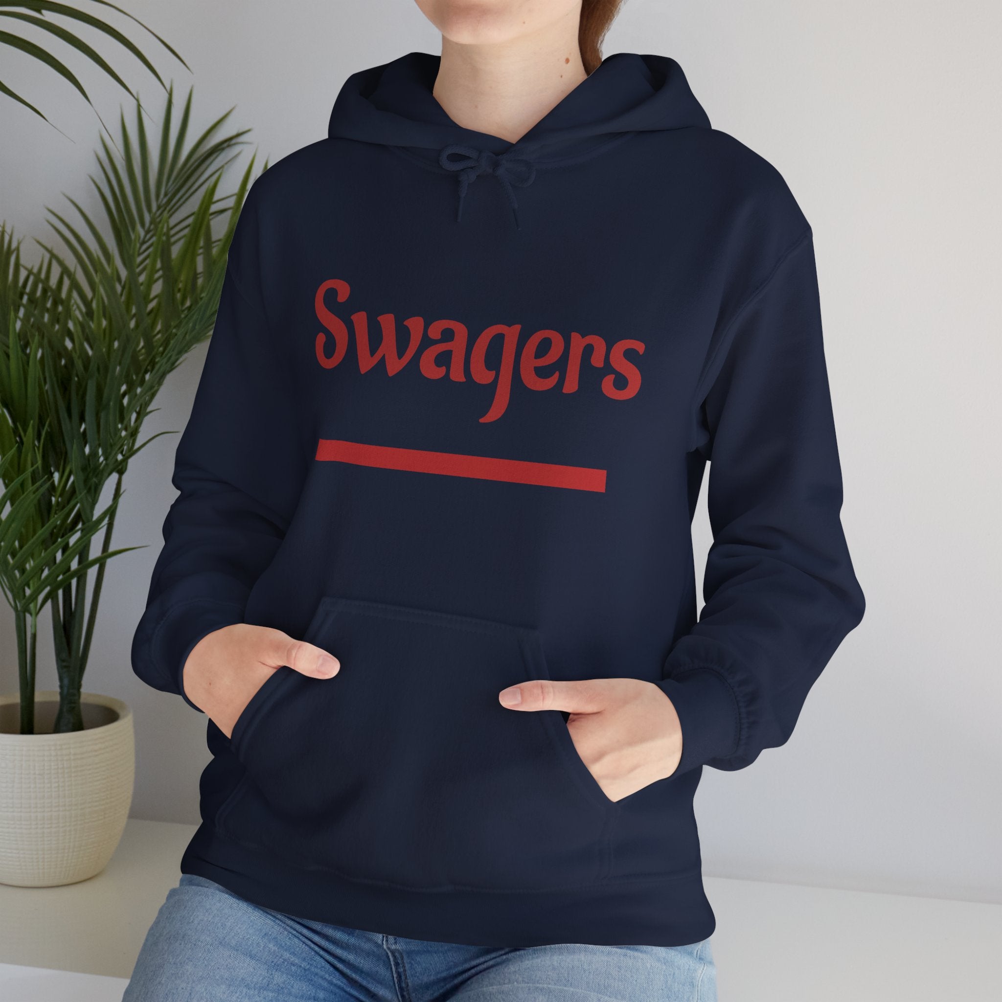 Swagers Hoodie – Minimal Vintage Script Pullover