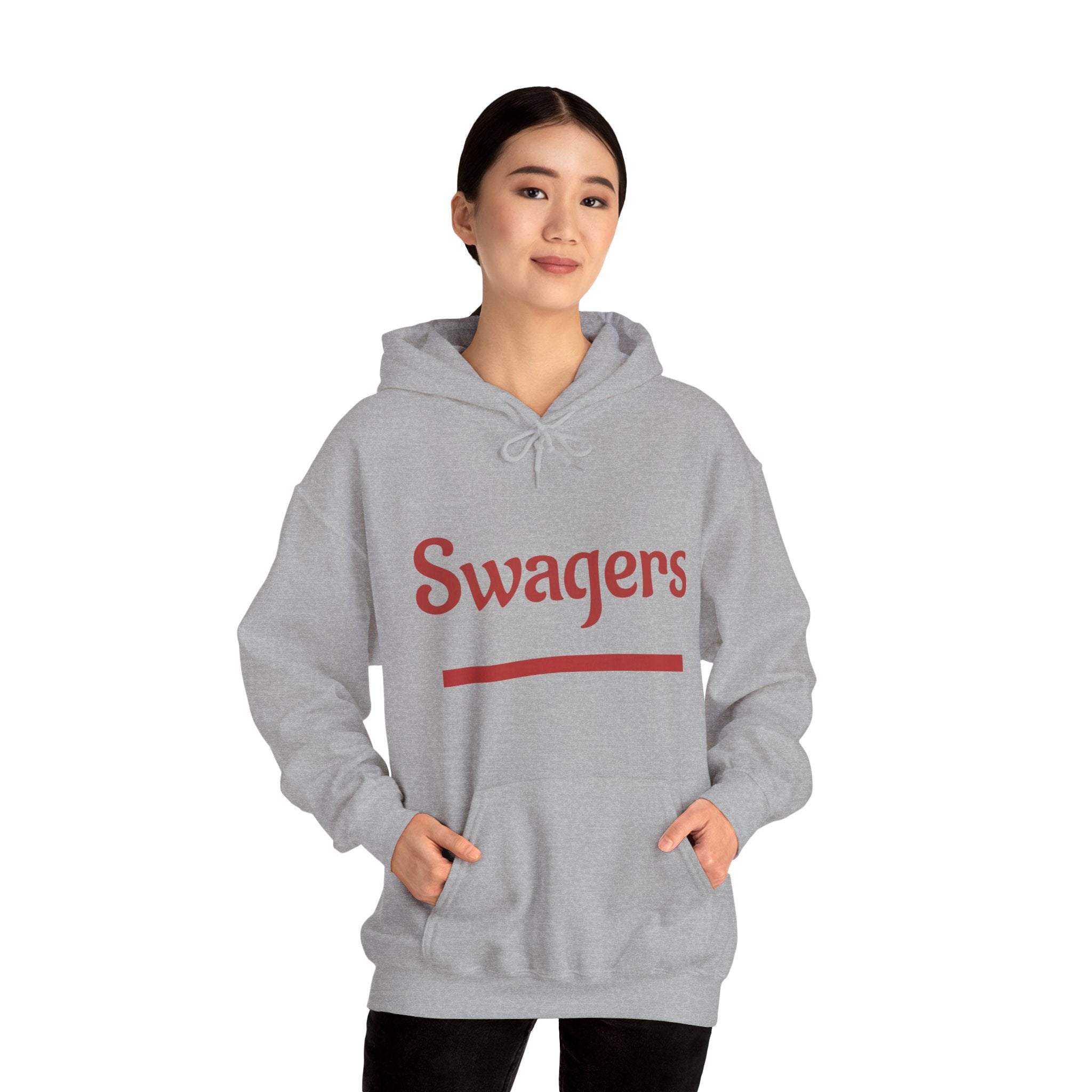 Swagers Hoodie – Minimal Vintage Script Pullover