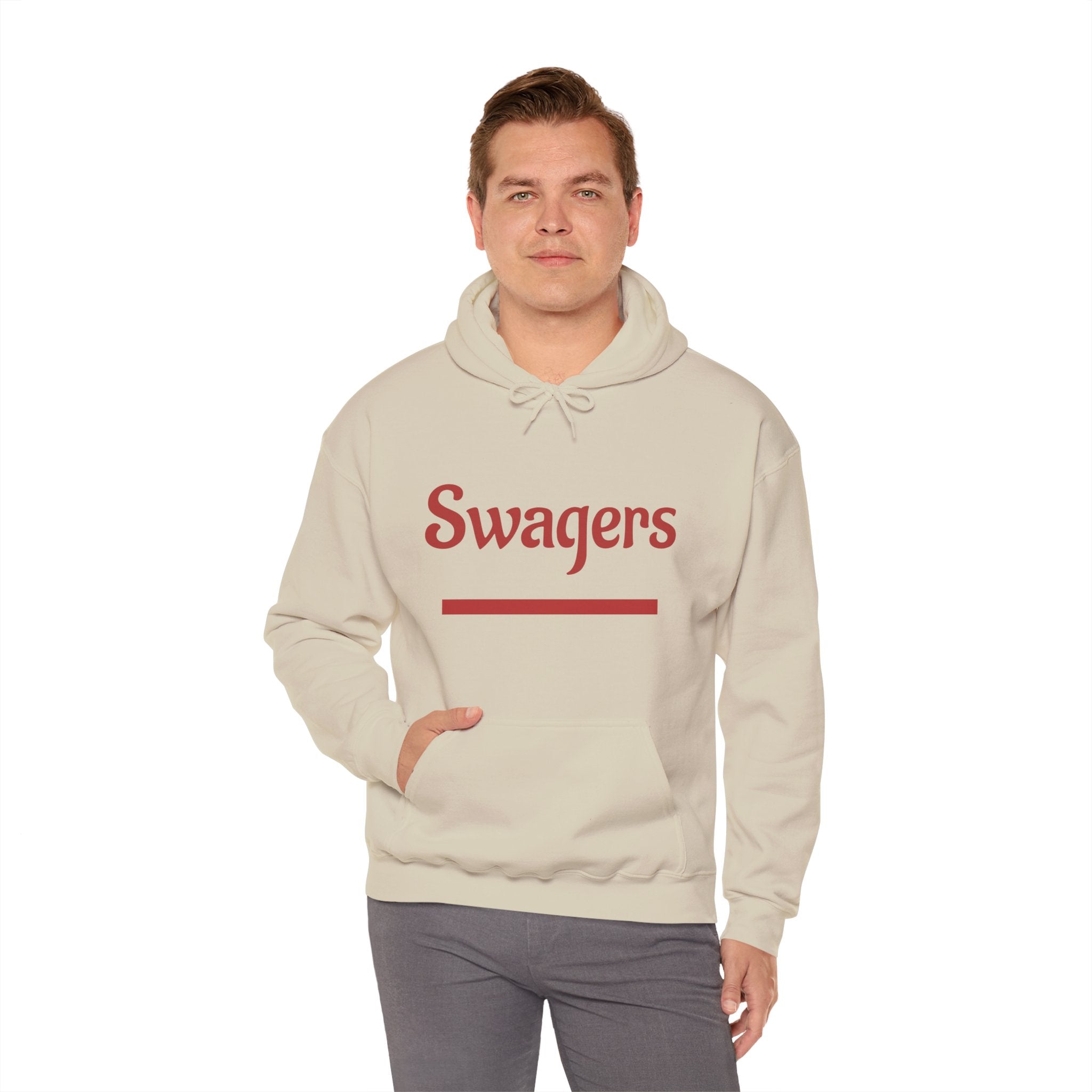 Swagers Hoodie – Minimal Vintage Script Pullover