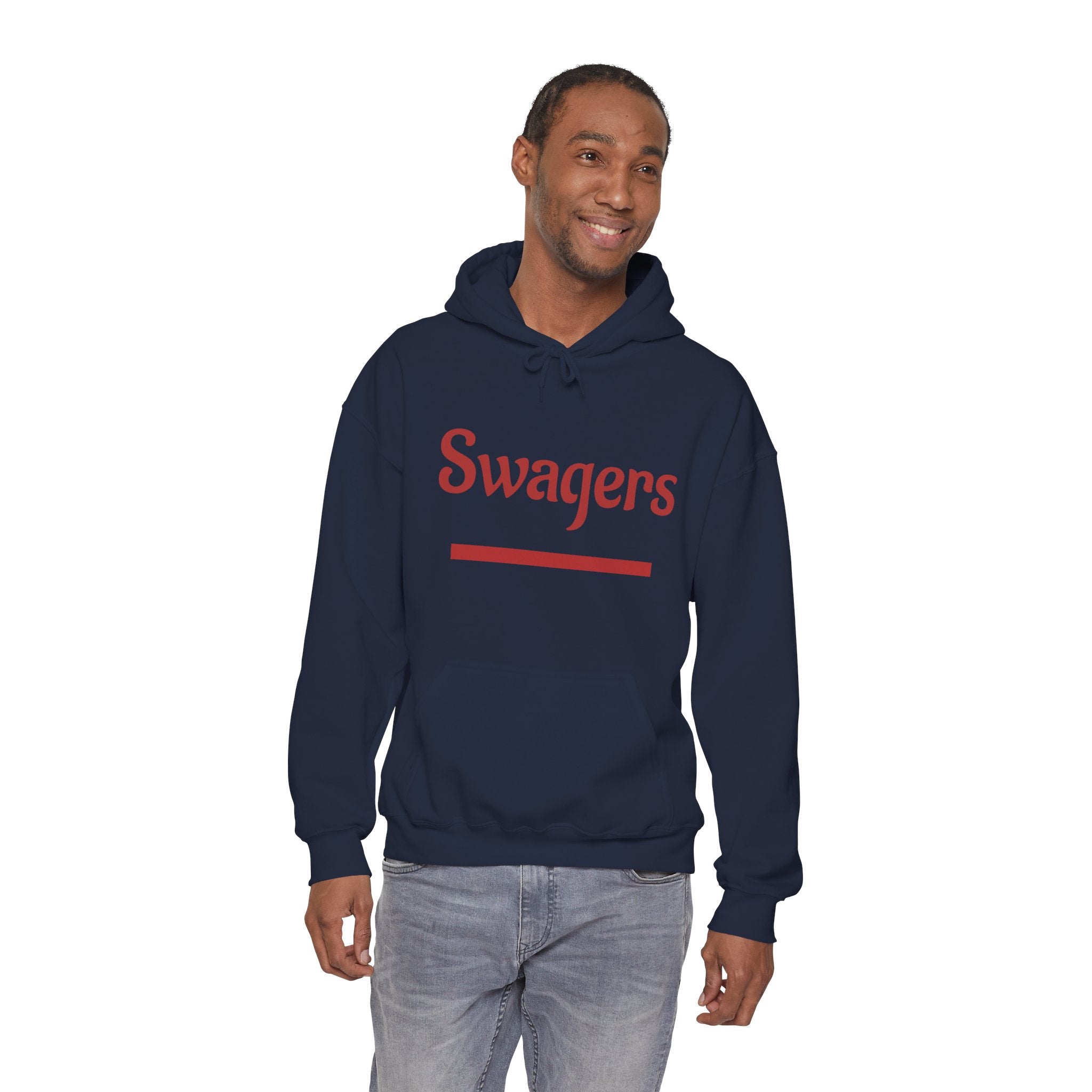 Swagers Hoodie – Minimal Vintage Script Pullover