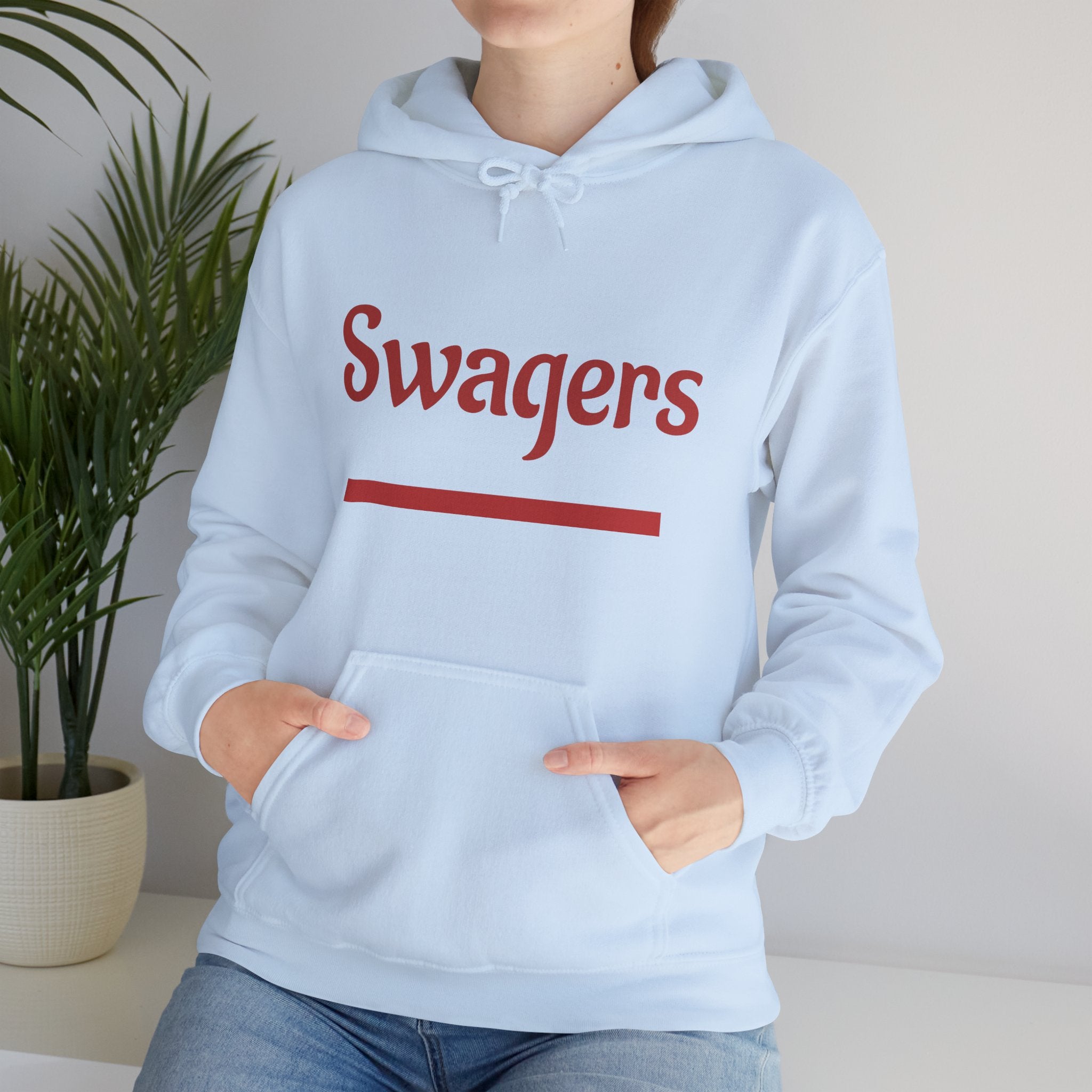 Swagers Hoodie – Minimal Vintage Script Pullover