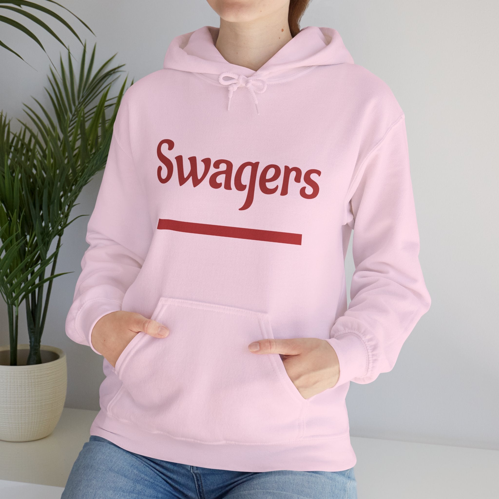 Swagers Hoodie – Minimal Vintage Script Pullover