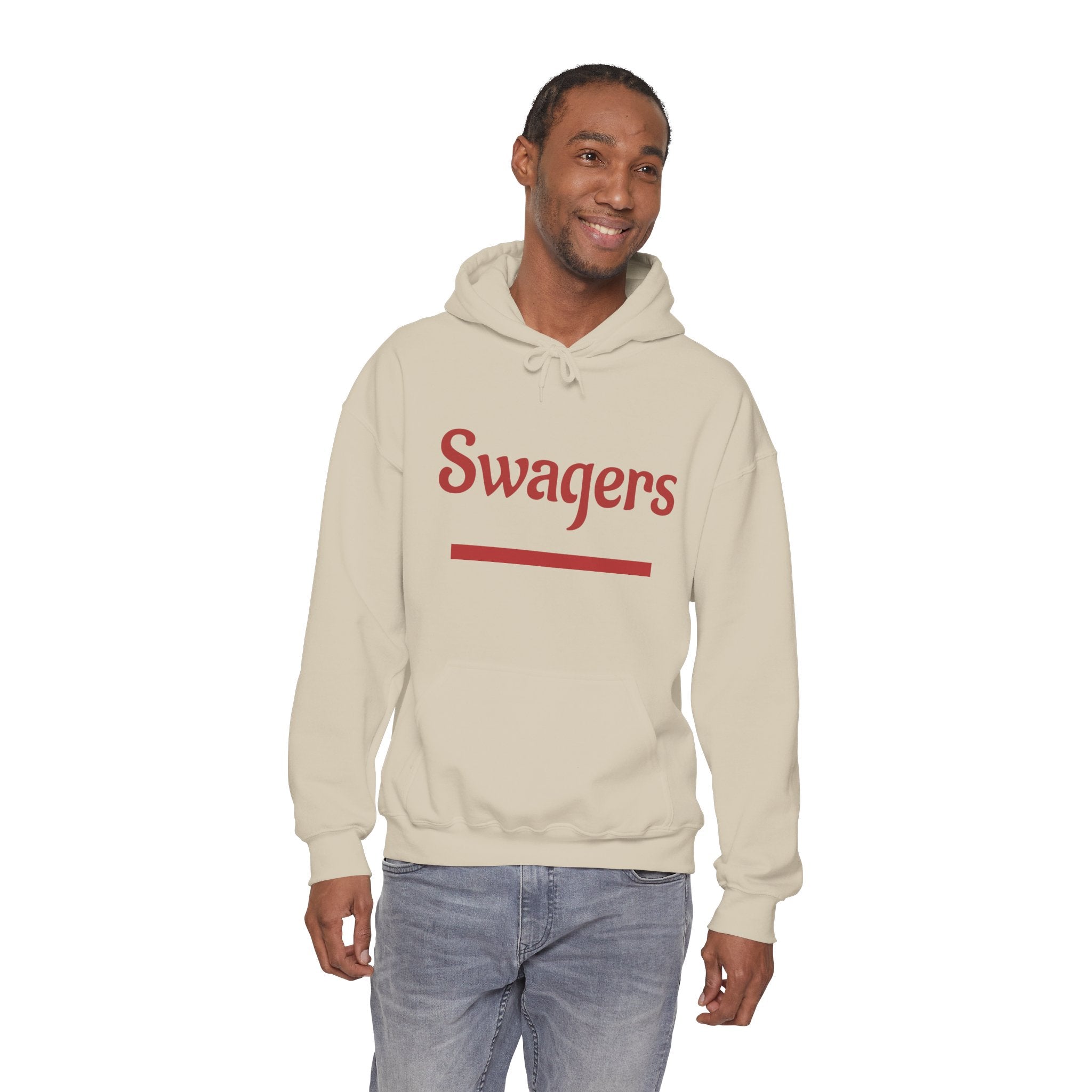 Swagers Hoodie – Minimal Vintage Script Pullover