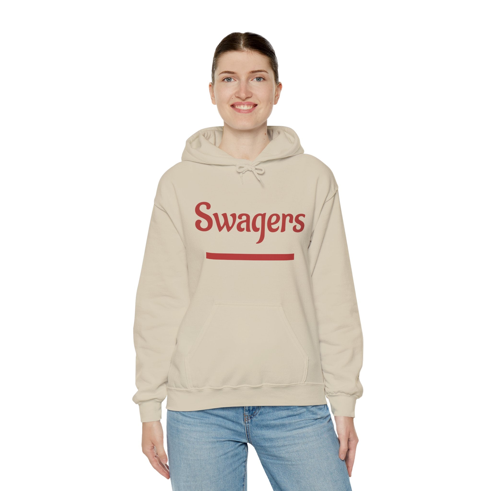 Swagers Hoodie – Minimal Vintage Script Pullover