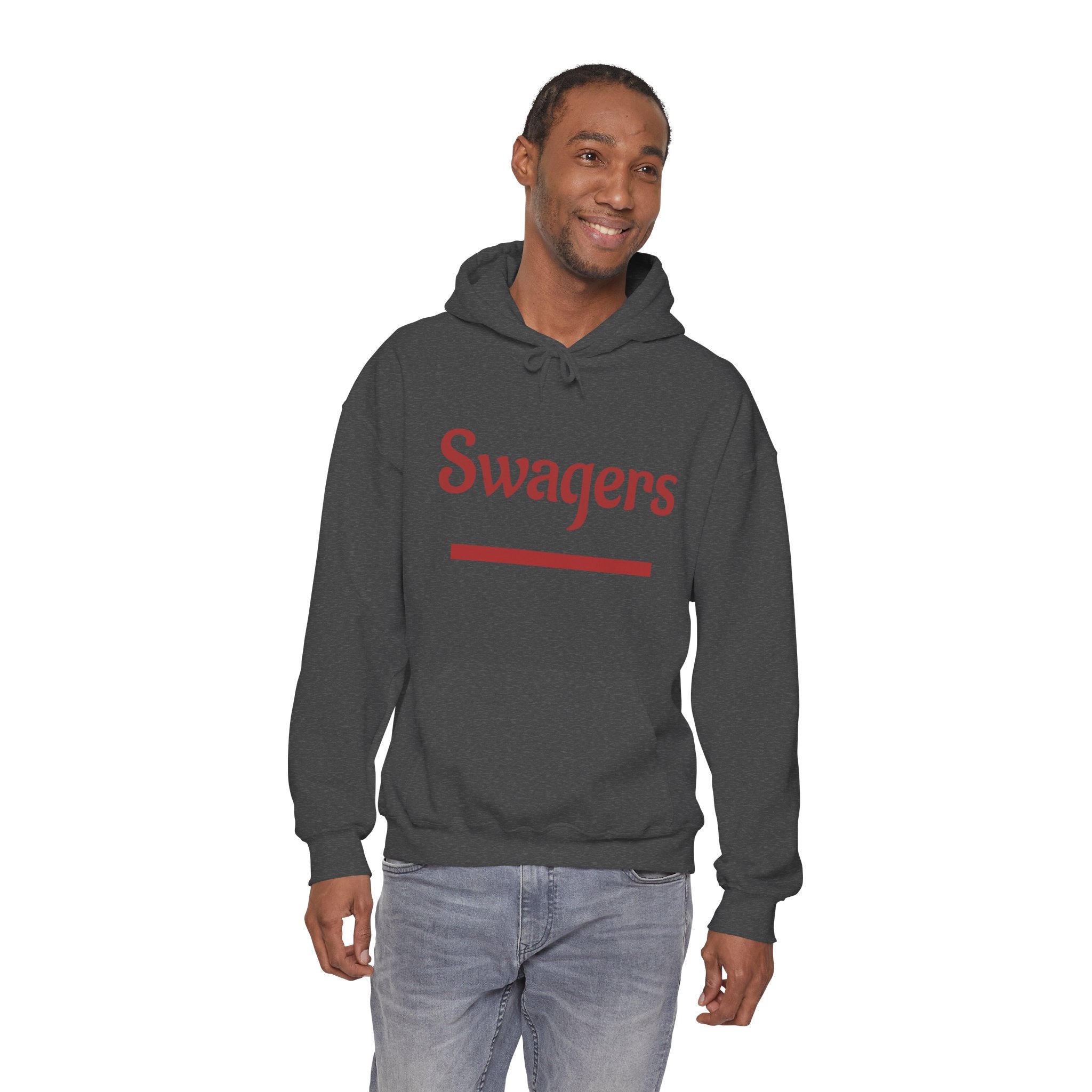 Swagers Hoodie – Minimal Vintage Script Pullover