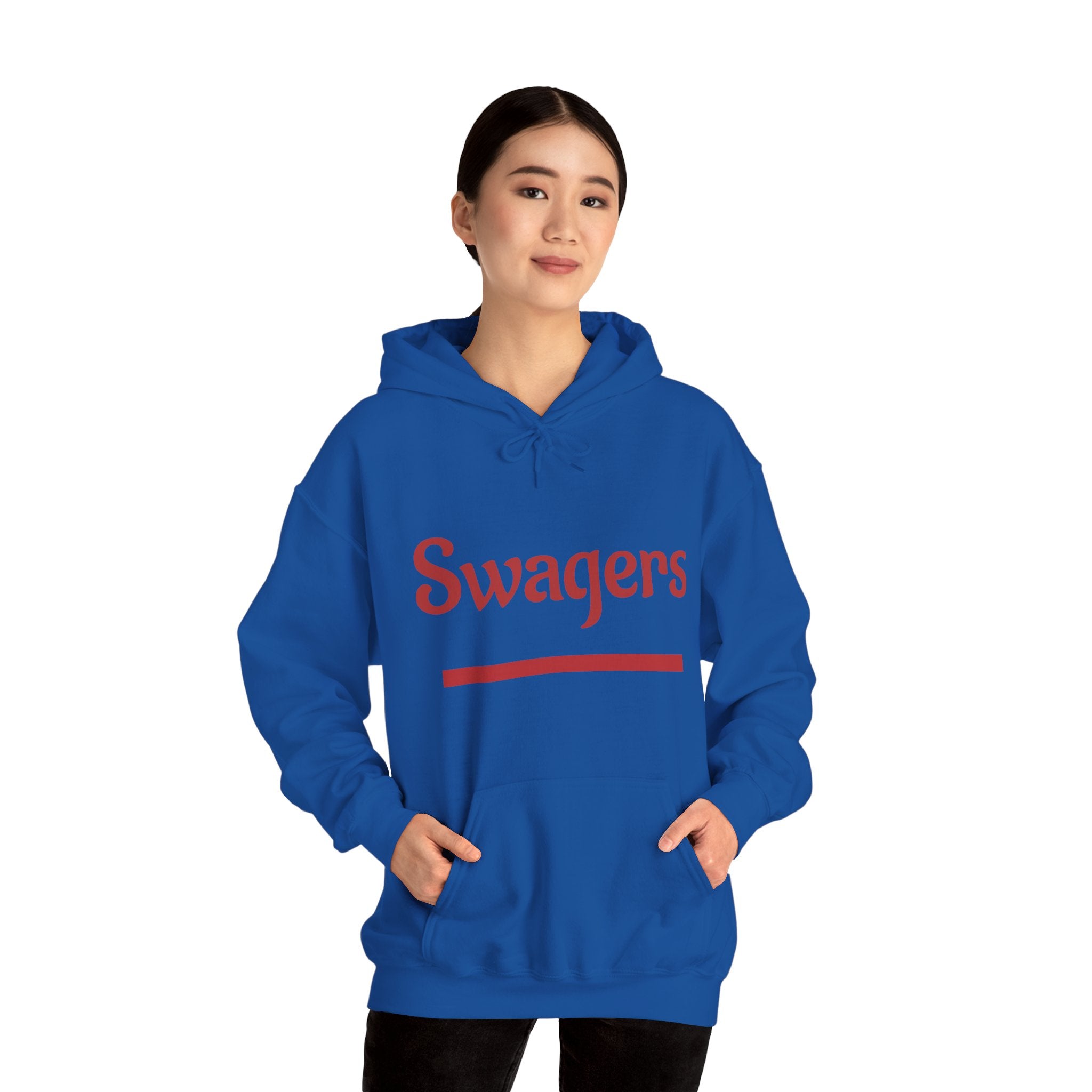 Swagers Hoodie – Minimal Vintage Script Pullover