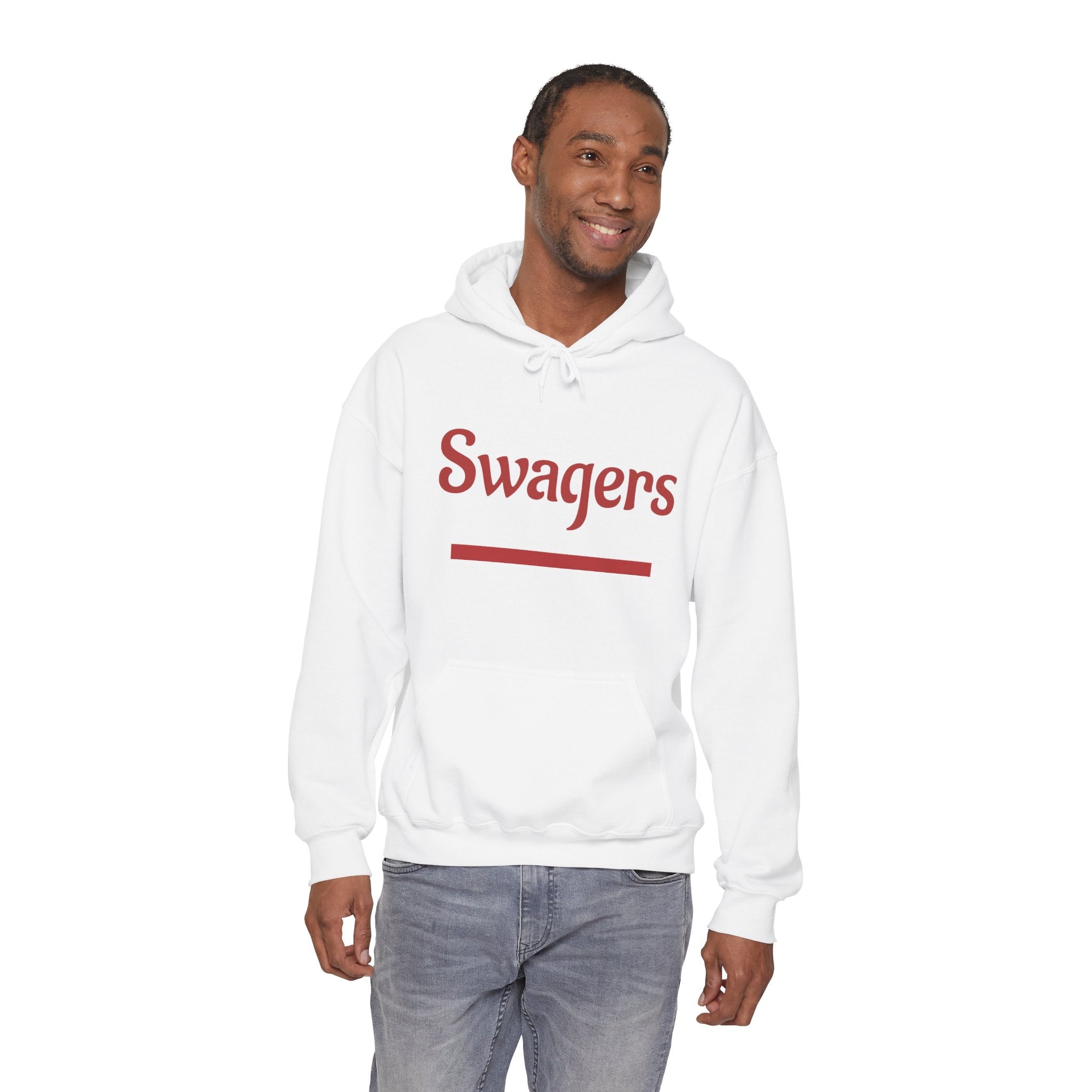 Swagers Hoodie – Minimal Vintage Script Pullover