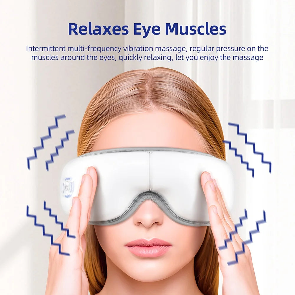 3D Vibration Eye Massager Heating Airbag Kneading Relax Massager Relieve Eye Fatigue Relaxes Eye Muscles Eye Care Tools