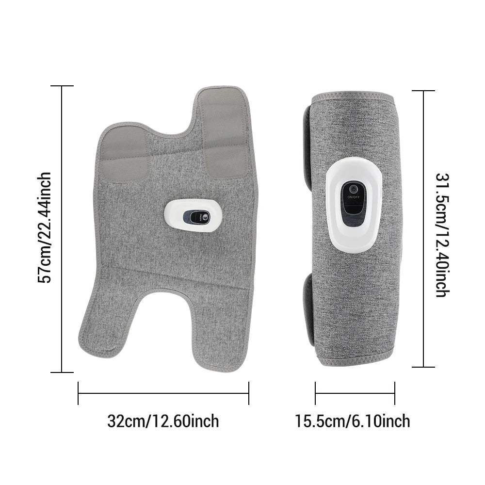 Electric Leg Massager Wireless Rechargeable Air Compression Calf Massage Relax Leg 3 Modes 360° Air Pressure Air Bag Leg Massage