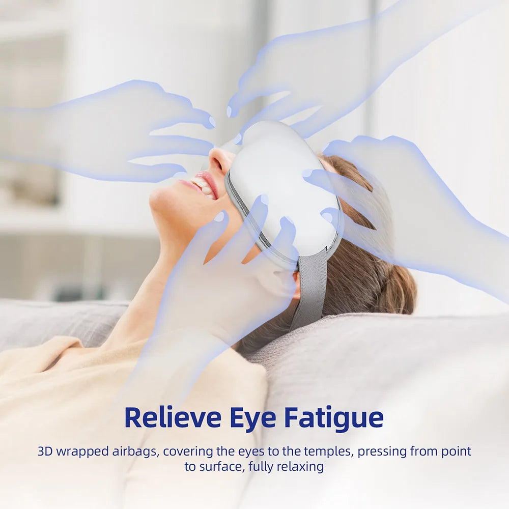 3D Vibration Eye Massager Heating Airbag Kneading Relax Massager Relieve Eye Fatigue Relaxes Eye Muscles Eye Care Tools