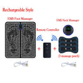 8 Modes 19 Levels Electric EMS Foot Massager Portable EMS Muscle Stimulation Massage Mat Relief Pain Relax Feet Slimming Shaping