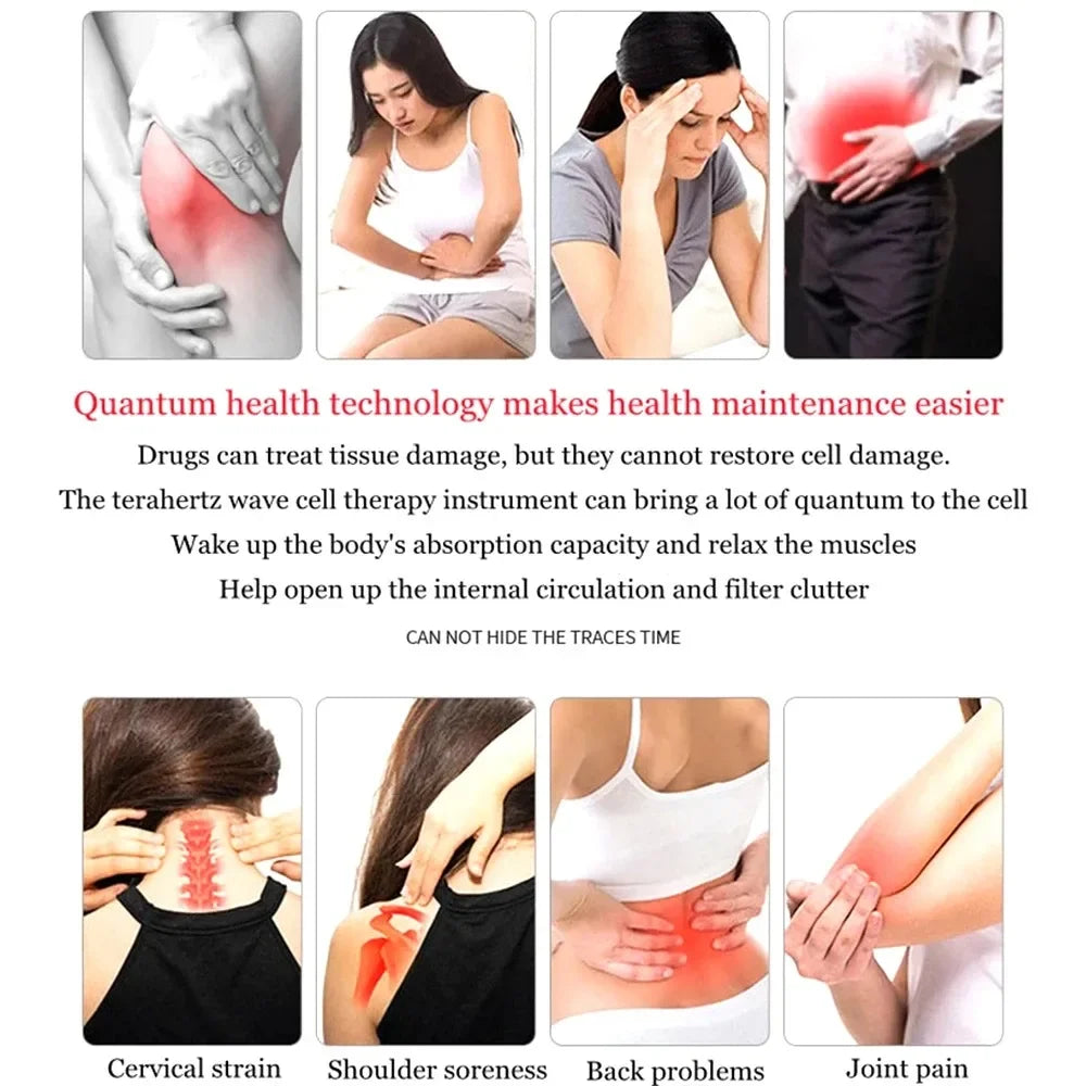 NEW 9.0 Terahertz Wave Therapy Device Thz Ion Energy Cell Activator Pain Relief Health Care Massage Blower Physiotherapy Machine