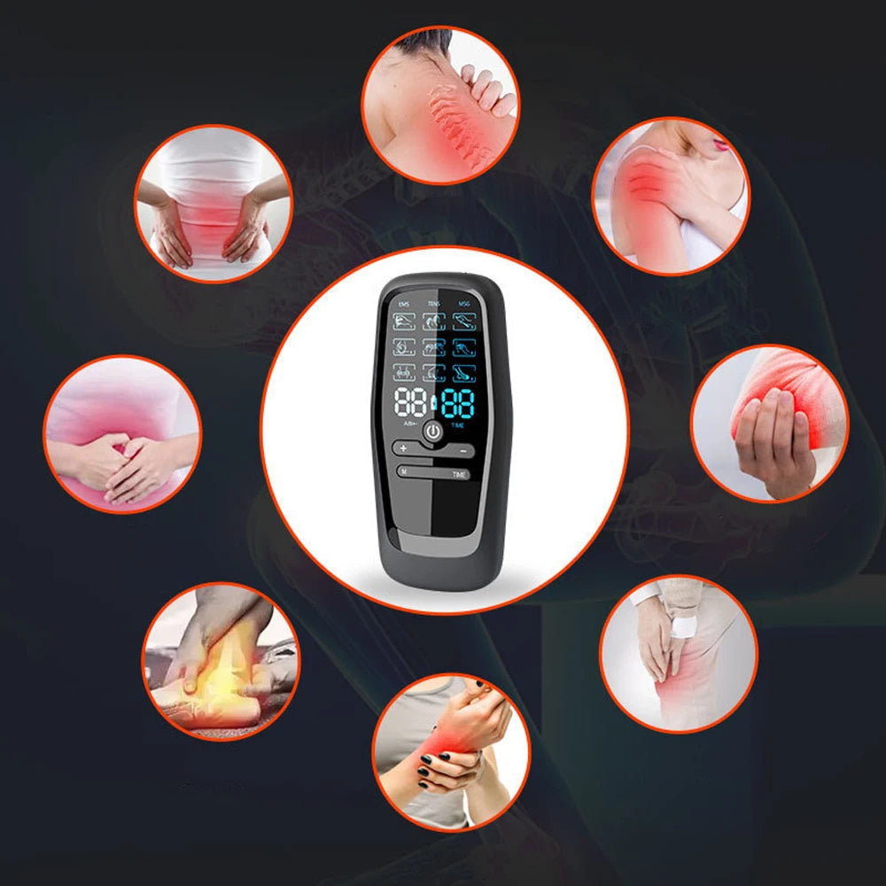 Electric Muscle Therapy Stimulator Tens Muscle Stimulator Electric EMS Acupuncture Body Massage Digital Therapy Slimming Machine