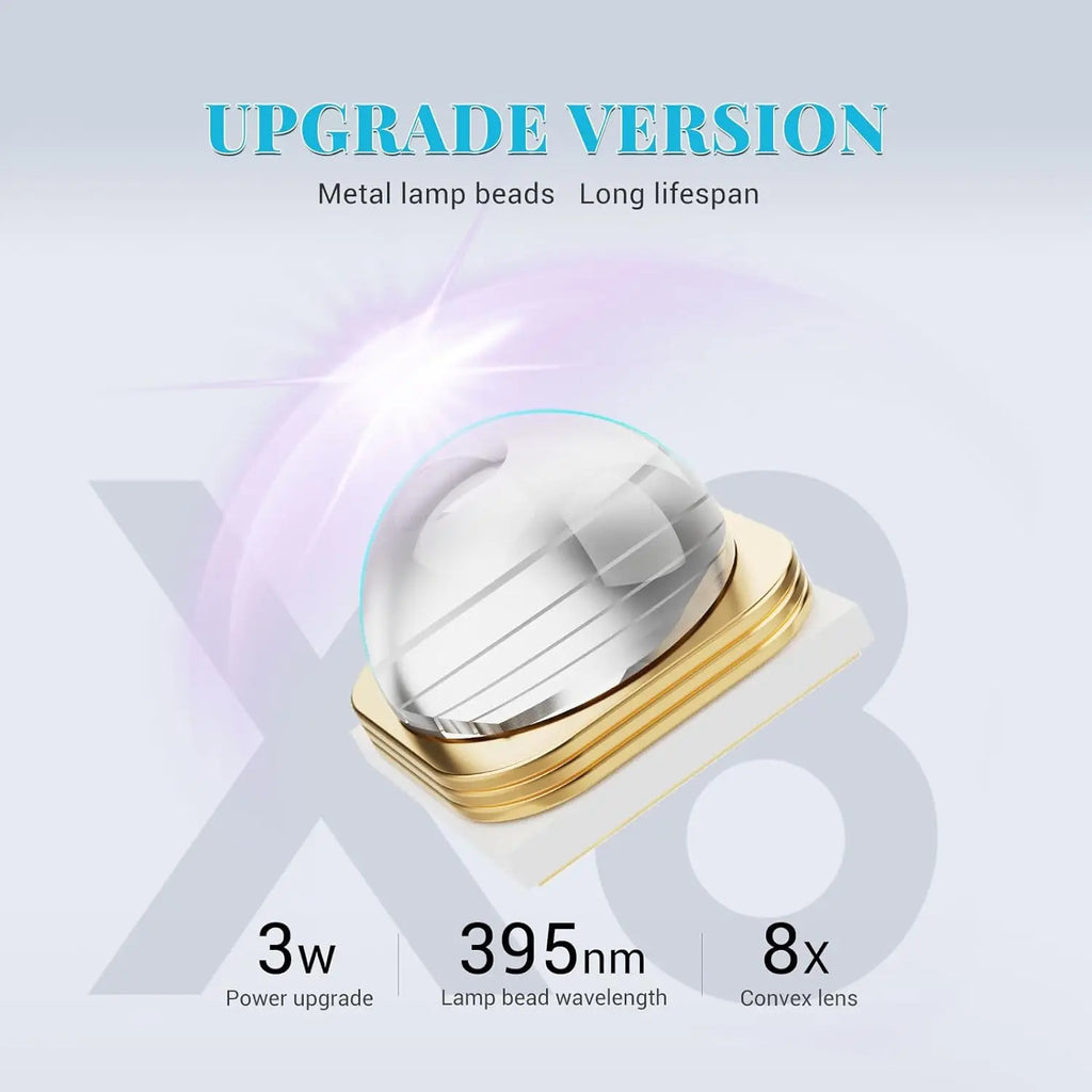 Portable Salon UV LED Nail Lamp Rechargeable Quick Dry Nail Dryer Machine For Manicure Mini Flashlight Pen With Touch Screen