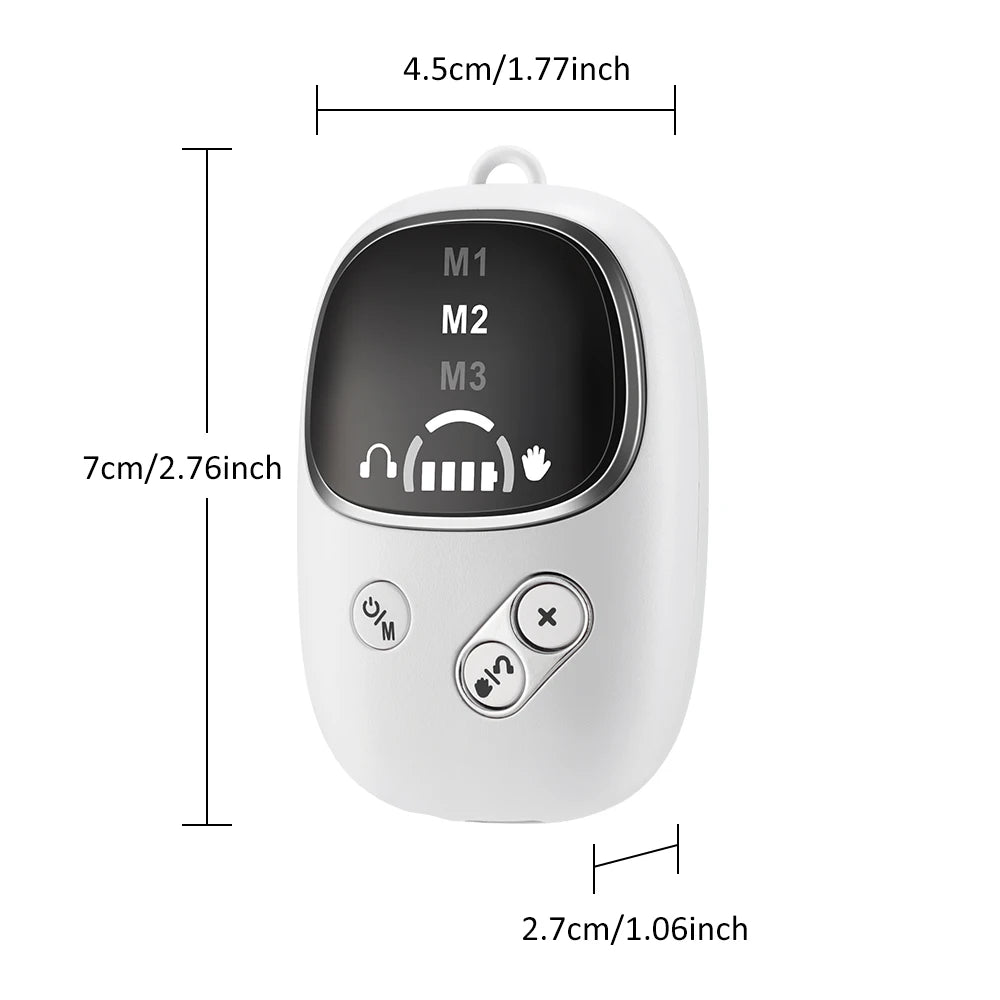 Handheld CES Sleep Aid Device Ear Clip Insomnia Anxiety Pressure Relief Health Improve Sleep Palm Pulse Massager Smart Sleeper