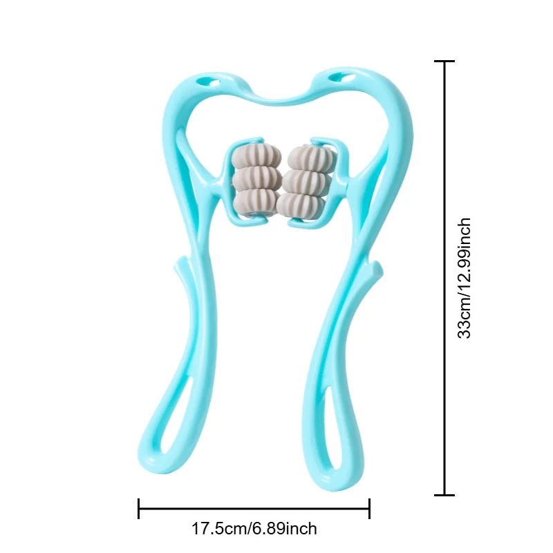 Cervical Vertebra Shoulder And Neck Massage Home Manual Massager Hand-Held Clamping Device Kneading Relaxation Artifact