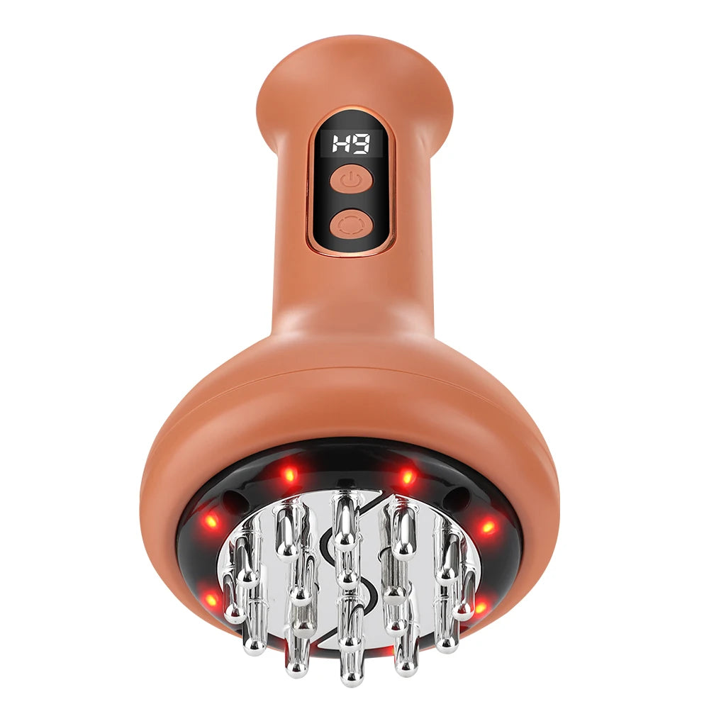 Electric Cupping Machine Scraping Device Meridian Brush Universal Home Massage Tool for Whole Body Relaxation And Stress Relief