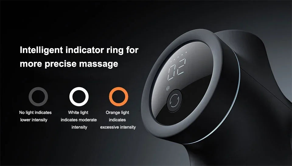 New Xiaomi Mijia Fascial Gun Pro Massage Device Muscle Relaxation 35kg Thrust Smart Dual Mode Maximum 12 Gear Force Adjustment