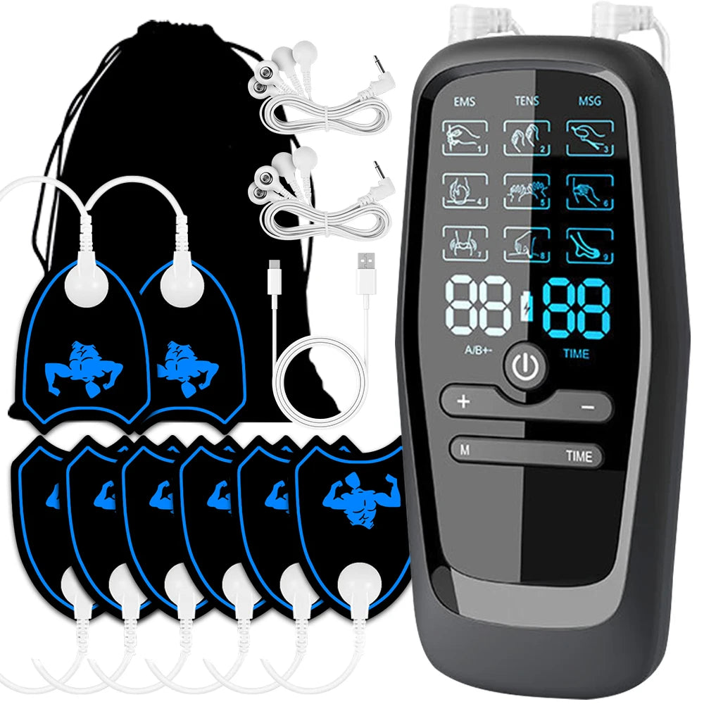 Electric Muscle Therapy Stimulator Tens Muscle Stimulator Electric EMS Acupuncture Body Massage Digital Therapy Slimming Machine