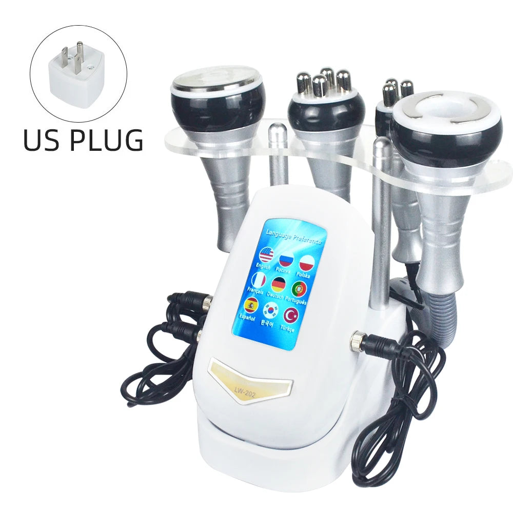 New 4 in 1 Cavitation Machine 40k Ultrasonic RF Shape Vacuum Frequency Liposuction Weight Loss Slimming Skin Tightening Liftin