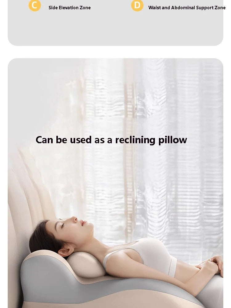 Memory Foam Pillow Ergonomic Support Neck Leg Rest Reading Phone Use Bed Sofa Wedge Shape Pain Relief Comfort