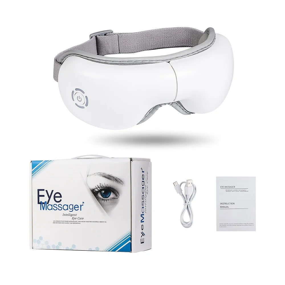 3D Vibration Eye Massager Heating Airbag Kneading Relax Massager Relieve Eye Fatigue Relaxes Eye Muscles Eye Care Tools