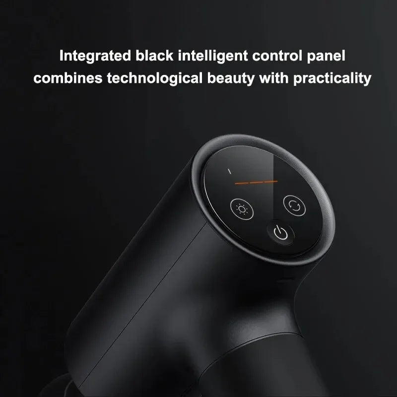 New  Mijia Fascia Gun 2 Dual Mode 3 Gear Hot Pack Mode Strong Power Intelligent Multiple Safety Protection Black