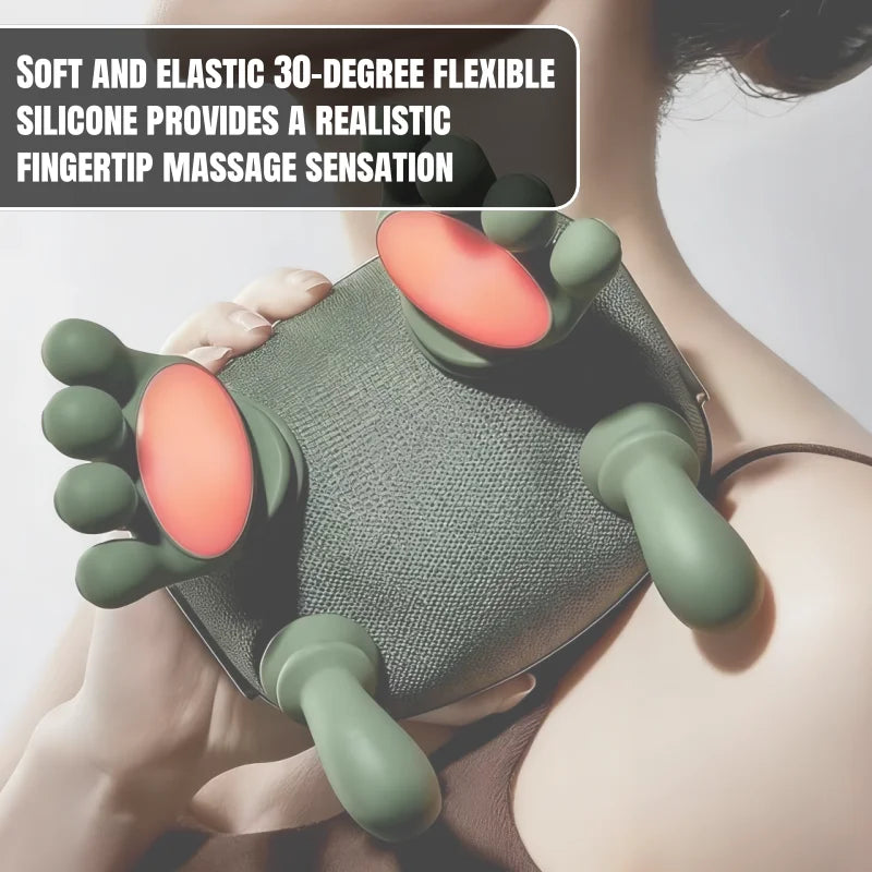 Neck Massager 2025  Electric Shoulder & Cervical Massage Deep Tissue Body Massager Almost Real Person Massager