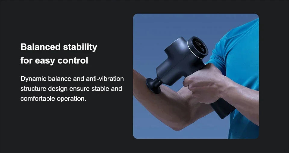 New Xiaomi Mijia Fascial Gun Pro Massage Device Muscle Relaxation 35kg Thrust Smart Dual Mode Maximum 12 Gear Force Adjustment