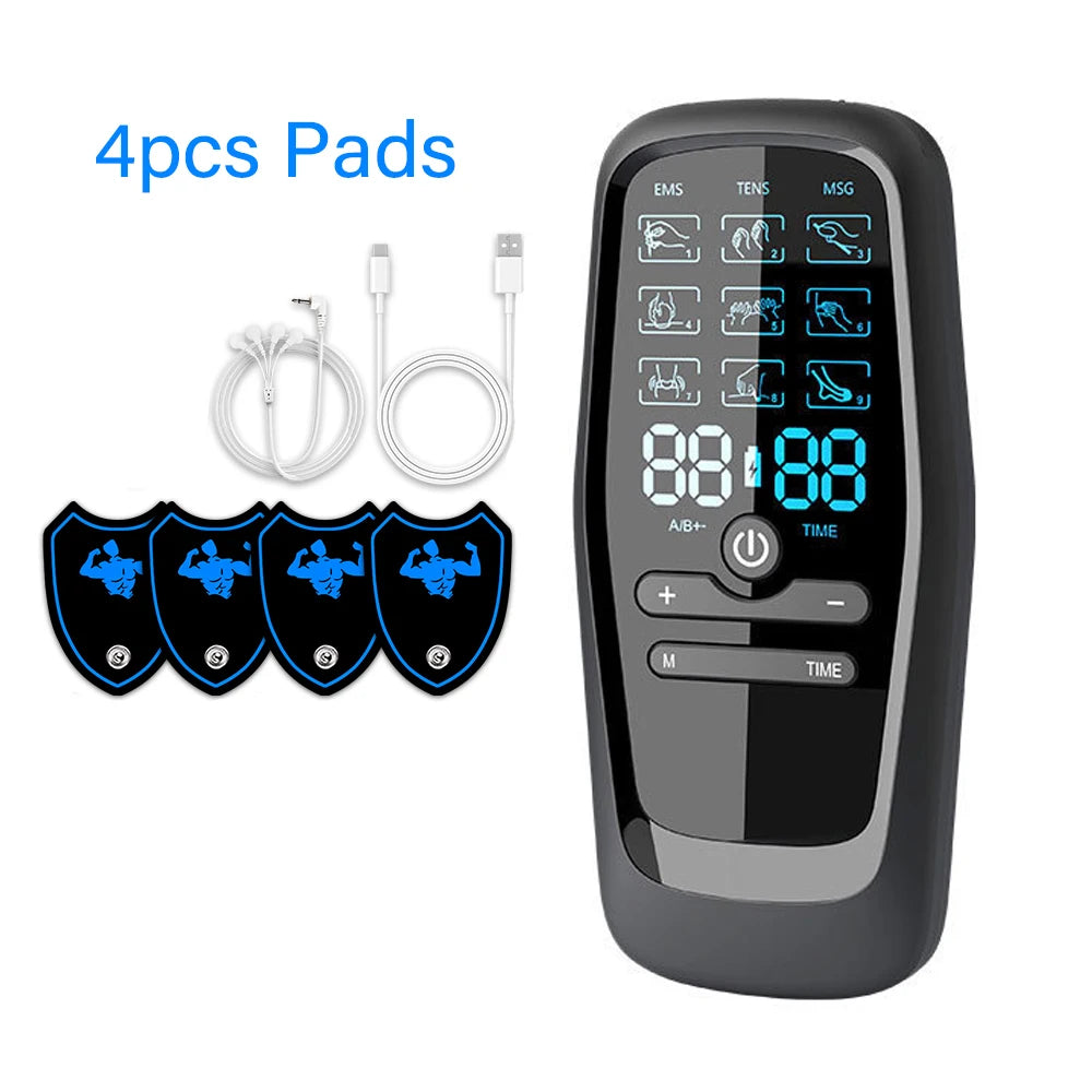 Electric Muscle Therapy Stimulator Tens Muscle Stimulator Electric EMS Acupuncture Body Massage Digital Therapy Slimming Machine
