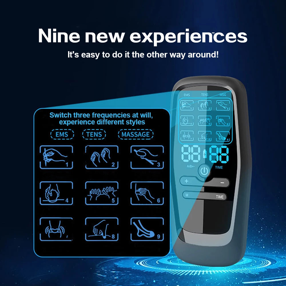 Electric Muscle Therapy Stimulator Tens Muscle Stimulator Electric EMS Acupuncture Body Massage Digital Therapy Slimming Machine