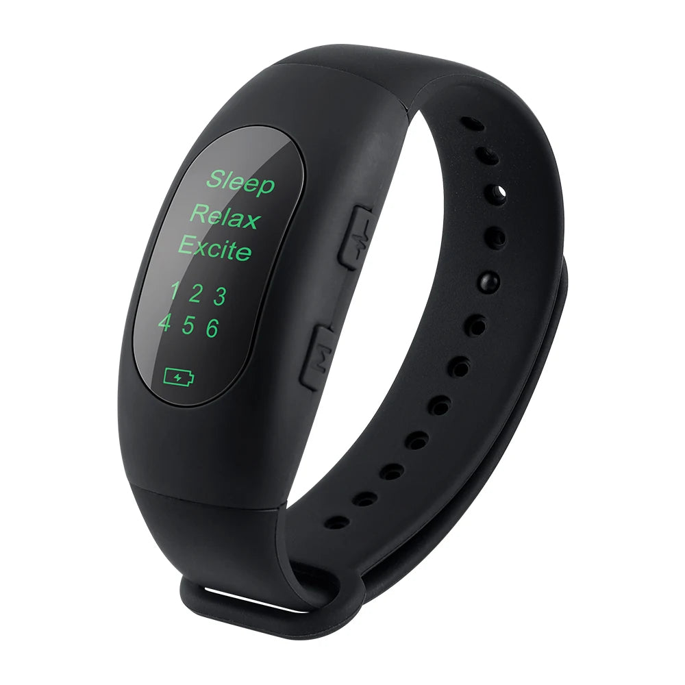 Wearable Micro-Current Sleep Aid Watch Intelligent Stress Reduction Device for Anxiety Improvement