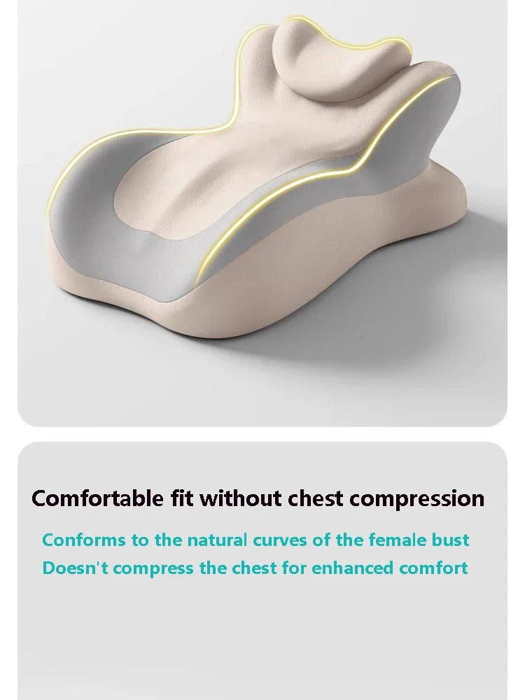 Memory Foam Pillow Ergonomic Support Neck Leg Rest Reading Phone Use Bed Sofa Wedge Shape Pain Relief Comfort