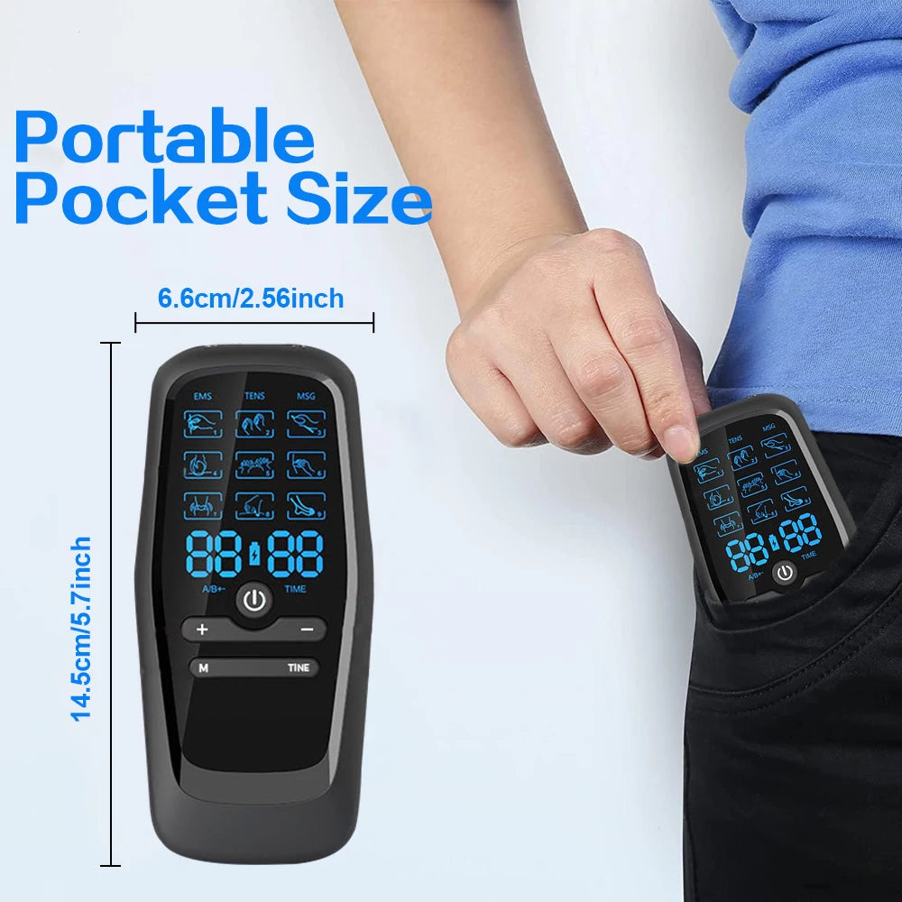 Electric Muscle Therapy Stimulator Tens Muscle Stimulator Electric EMS Acupuncture Body Massage Digital Therapy Slimming Machine