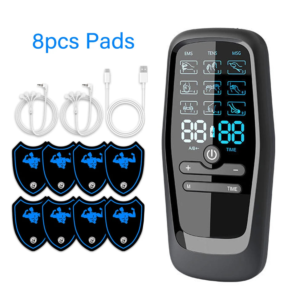 Electric Muscle Therapy Stimulator Tens Muscle Stimulator Electric EMS Acupuncture Body Massage Digital Therapy Slimming Machine