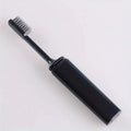 Compact Portable Charcoal Toothbrush for Travel Camping Hiking - Folding Manual Toothbrush for Adults Efficient Teeth Cleaning