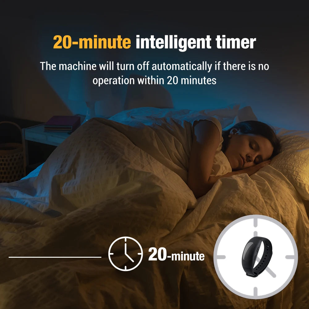 Wearable Micro-Current Sleep Aid Watch Intelligent Stress Reduction Device for Anxiety Improvement