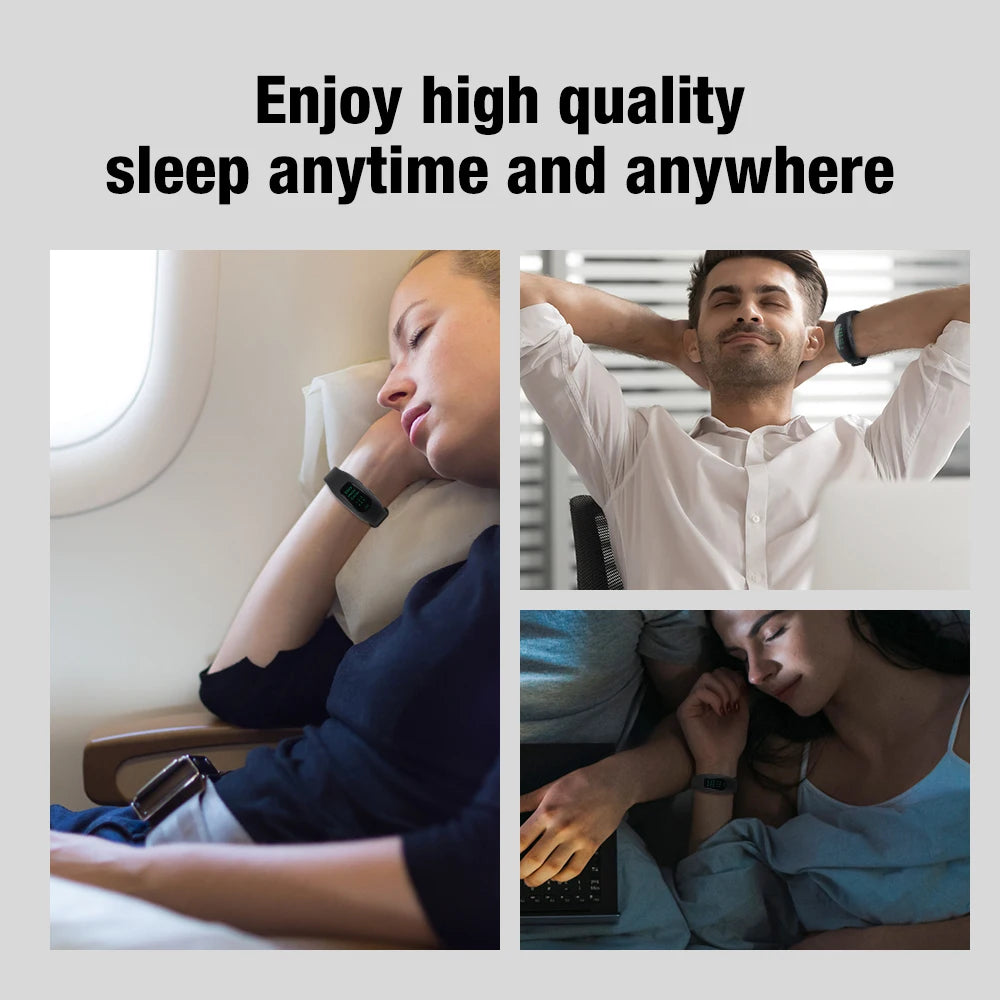 Wearable Micro-Current Sleep Aid Watch Intelligent Stress Reduction Device for Anxiety Improvement